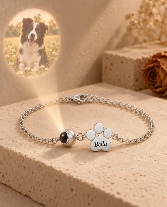 Pulsera con foto dentro - proyecta la foto oculta en la pared